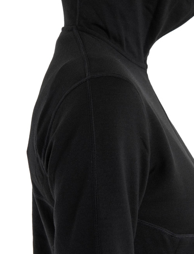 Damska bluza merino Icebreaker 560 Realfleece Elemental II LS Zip Hoodie