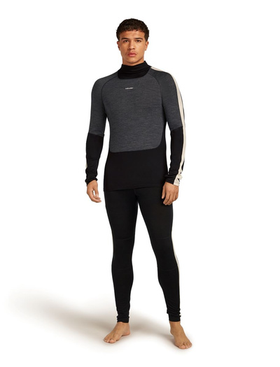 Koszulka męska narciarska merino Icebreaker Merino 200 Oasis+ LS High Neck