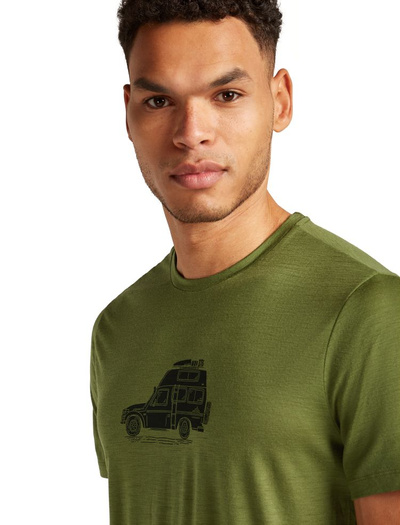 Koszulka męska z krótkim rękawem Icebreaker 150 Tech Lite III SS Tee Camper 
