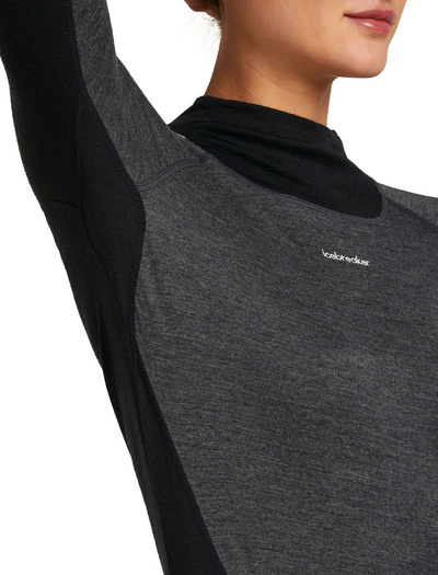 Koszulka damska narciarska merino Icebreaker Merino 200 Oasis+ LS High Neck