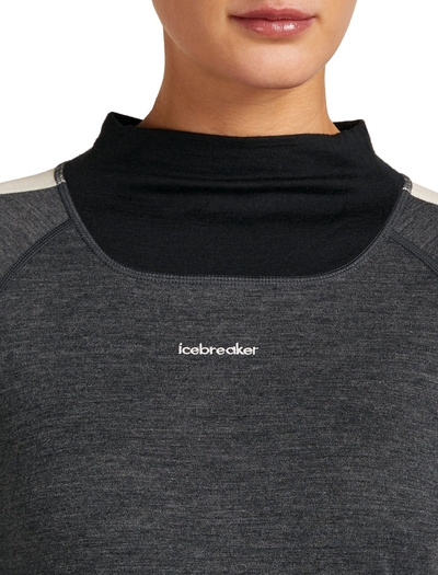 Koszulka damska narciarska merino Icebreaker Merino 200 Oasis+ LS High Neck