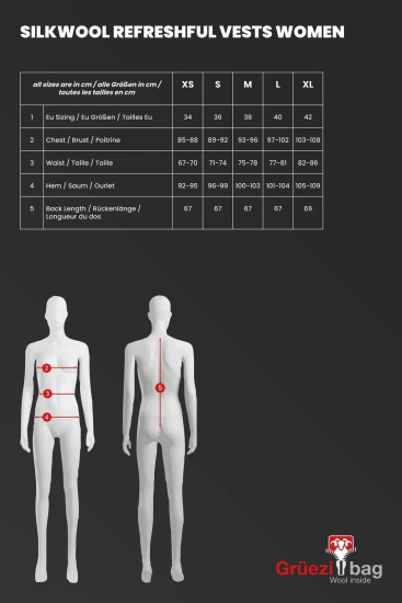 Kamizelka damska Gruezi Refreshful SilkWool Vest 