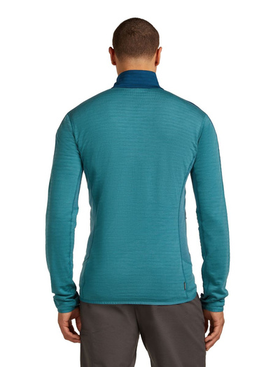 Bluza męska merino Icebreaker 300 RealFleece Descender LS Zip