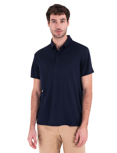 Koszulka męska z krótkim rękawem merino Icebreaker 150 Tech Lite SS Polo
