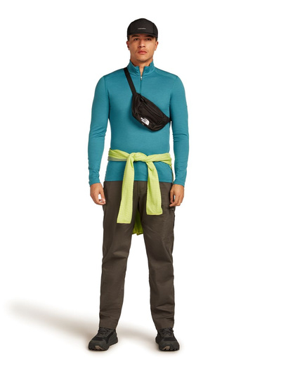 Koszulka męska z długim rękawem merino Icebreaker 200 Oasis LS Half Zip
