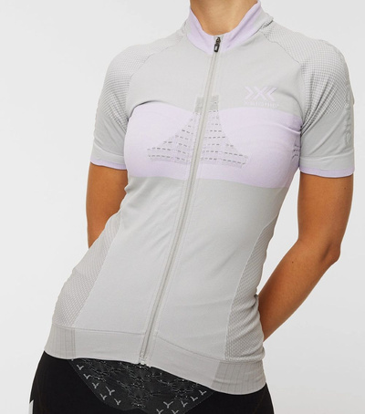 Koszulka damska z krótkim rękawem X-BIONIC INVENT 4.0 BIKE RACE ZIP