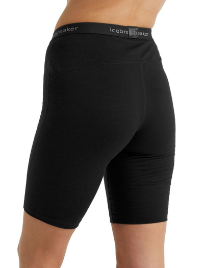 Spodenki damskie merino Icebreaker 200 Oasis Shorts BLACK