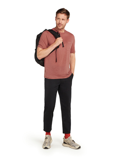 Koszulka męska z krótkim rękawem Icebreaker Tech Lite III Relaxed Pocket Tee