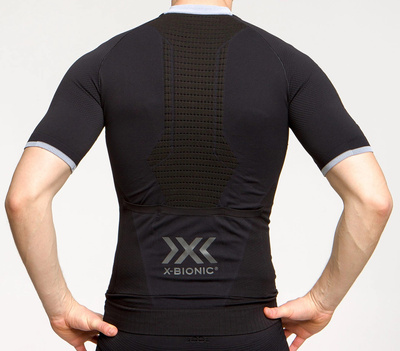 Koszulka męska z krótkim rękawem X-BIONIC INVENT 4.0 BIKE RACE ZIP