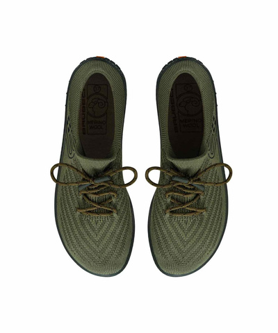 Buty minimalistyczne damskie Brubeck Barefoot MERINO - khaki