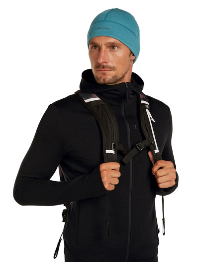 Czapka merino Icebreaker unisex 260 Waffle Knit Rever Beanie