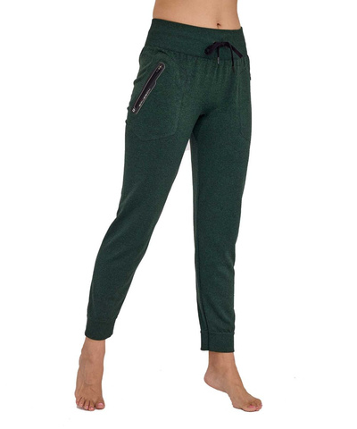 Spodnie dresowe damskie Brubeck Fusion czarny