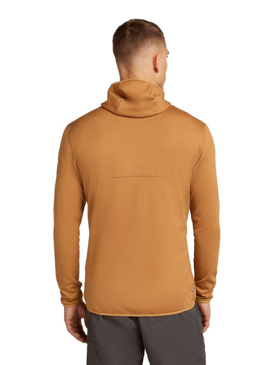Bluza męska z kapturem merino Icebreaker 560 RealFleece Elemental LS Zip