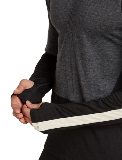 Bluza męska z kapturem Icebreaker Merino 200 Oasis+ LS Half Zip Hoodie