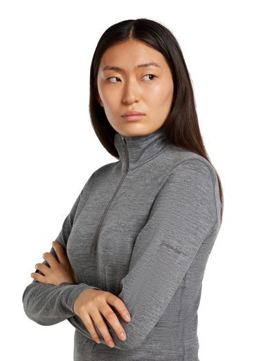 Koszulka damska z długim rękawem merino Icebreaker 200 Oasis LS Half Zip