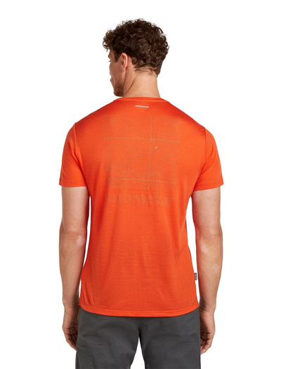 Koszulka męska z krótkim rękawem merino Icebreaker 125 Cool-Lite Sphere SS Tee Trail