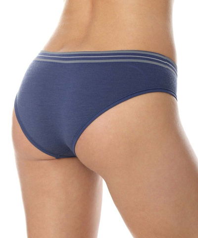Majtki damskie merino Brubeck hipster ACTIVE WOOL jeansowy