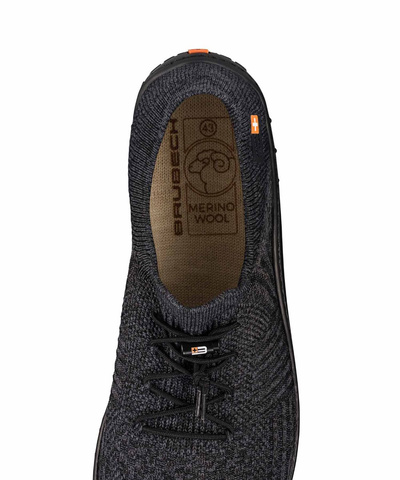 Buty minimalistyczne męskie Brubeck Barefoot MERINO - grafitowy