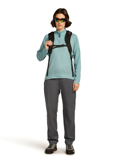 Bluza damska merino Icebreaker 260 Waffle Knit Wander LS Half Zip