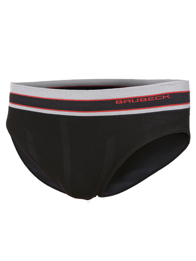Majtki slipy męskie Brubeck ACTIVE WOOL czarny