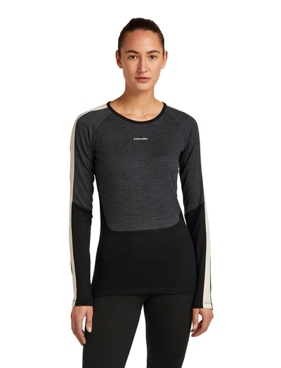 Koszulka damska ski touring merino Icebreaker Merino 200 Oasis+ LS Crewe