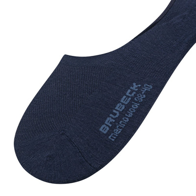 Skarpetki stopki Brubeck MERINO WOOL unisex granatowy