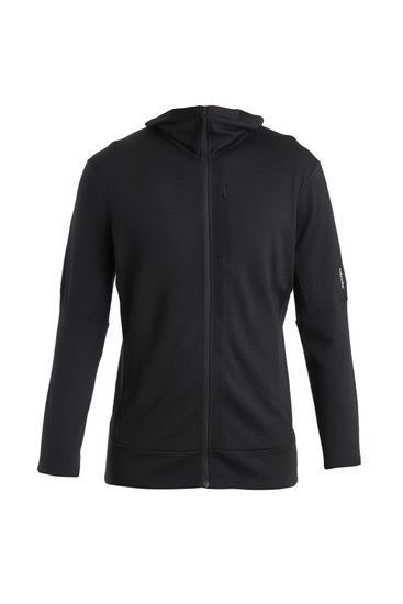 Bluza męska z kapturem merino Icebreaker 260 Quantum LS Zip