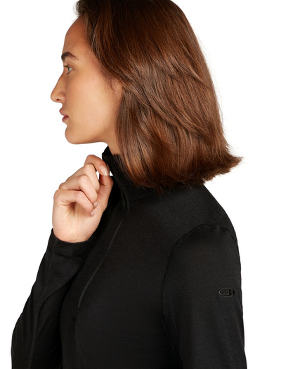 Koszulka damska z długim rękawem merino Icebreaker 200 Oasis LS Half Zip