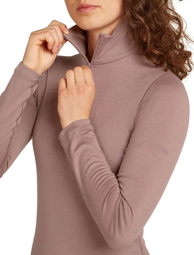 Koszulka damska z długim rękawem merino Icebreaker 200 Oasis LS Half Zip