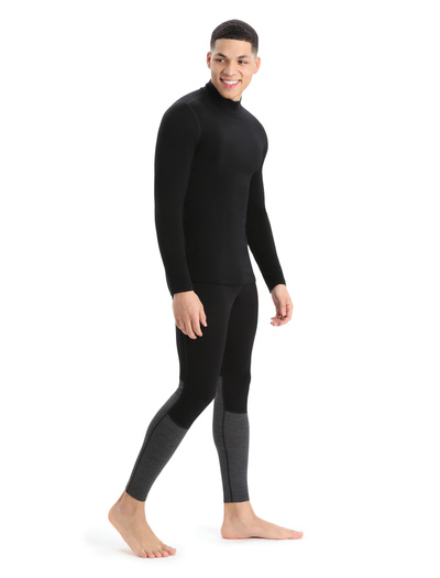 Koszulka męska Icebreaker 260 Tech LS Turtleneck BLACK