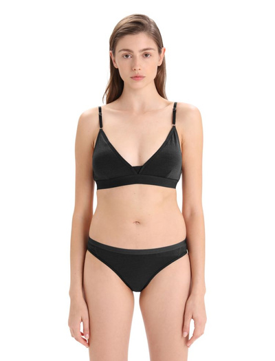 Biustonosz Icebreaker merino 150 Siren Bra BLACK