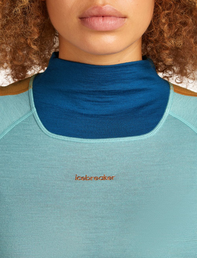 Koszulka damska narciarska merino Icebreaker Merino 200 Oasis+ LS High Neck
