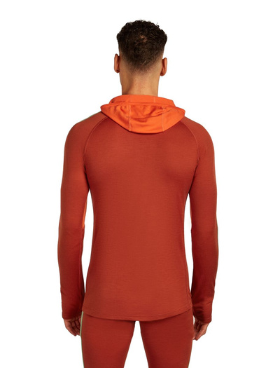 Bluza męska z kapturem Icebreaker Merino 200 Oasis+ LS Half Zip Hoodie