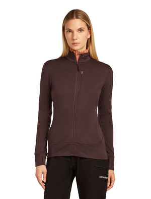 Bluza damska merino Icebreaker 260 Quantum IV LS Zip