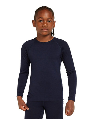 Koszulka z długim rękawem kids merino Icebreaker 200 Oasis