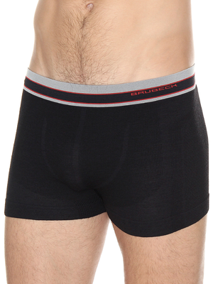 Majtki męskie bokserki merino Brubeck ACTIVE WOOL czarny