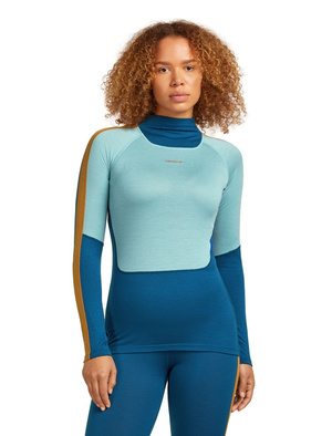 Koszulka damska narciarska merino Icebreaker Merino 200 Oasis+ LS High Neck