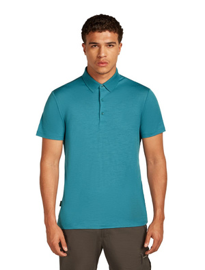Koszulka męska z krótkim rękawem merino Icebreaker 150 Tech Lite SS Polo