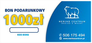 Bon podarunkowy Merino Centrum 1000 zł
