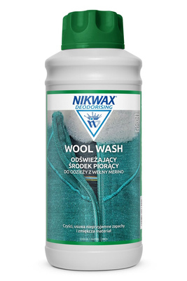 Płyn do prania wełnianej bielizny termoaktywnej Nikwax Wool Wash 1 l.
