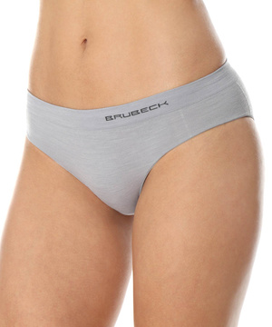 Majtki damskie biodrówki Brubeck merino COMFORT WOOL szary