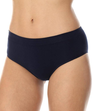 Majtki damskie Brubeck z wysokim stanem Classic COMFORT COTTON granatowy