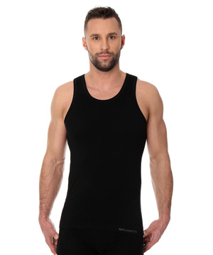 Męski podkoszulek bez rękawów Brubeck Comfort Cotton czarny