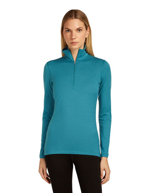 Koszulka damska z długim rękawem merino Icebreaker 200 Oasis LS Half Zip
