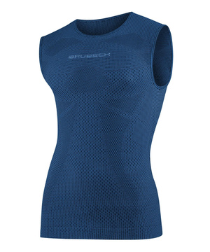 Koszulka męska bez rękawów Brubeck 3D PRO - ciemnoniebieski