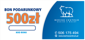 Bon podarunkowy Merino Centrum 500 zł
