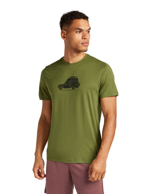 Koszulka męska z krótkim rękawem merino  Icebreaker 150 Tech Lite III SS Tee Camper 