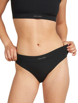 Majtki damskie Icebreaker Rib Lotus Hipster