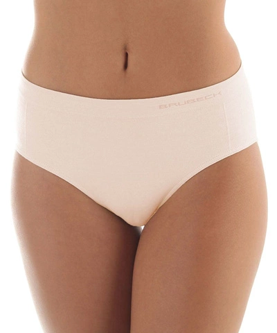 Majtki damskie biodrówki classic Brubeck merino COMFORT WOOL cielisty