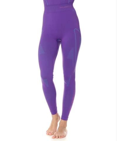 Legginsy damskie Brubeck Thermo lawendowy